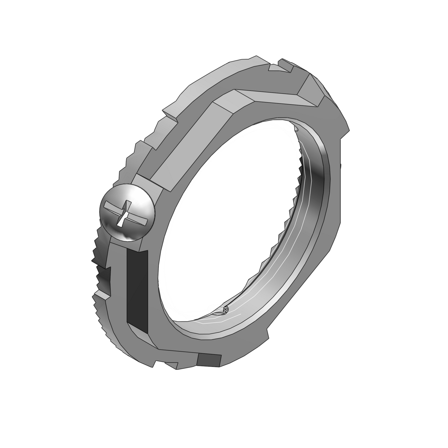 ABB 1/2 inch T&B Grounding and Bonding Locknut without Layin Lug
