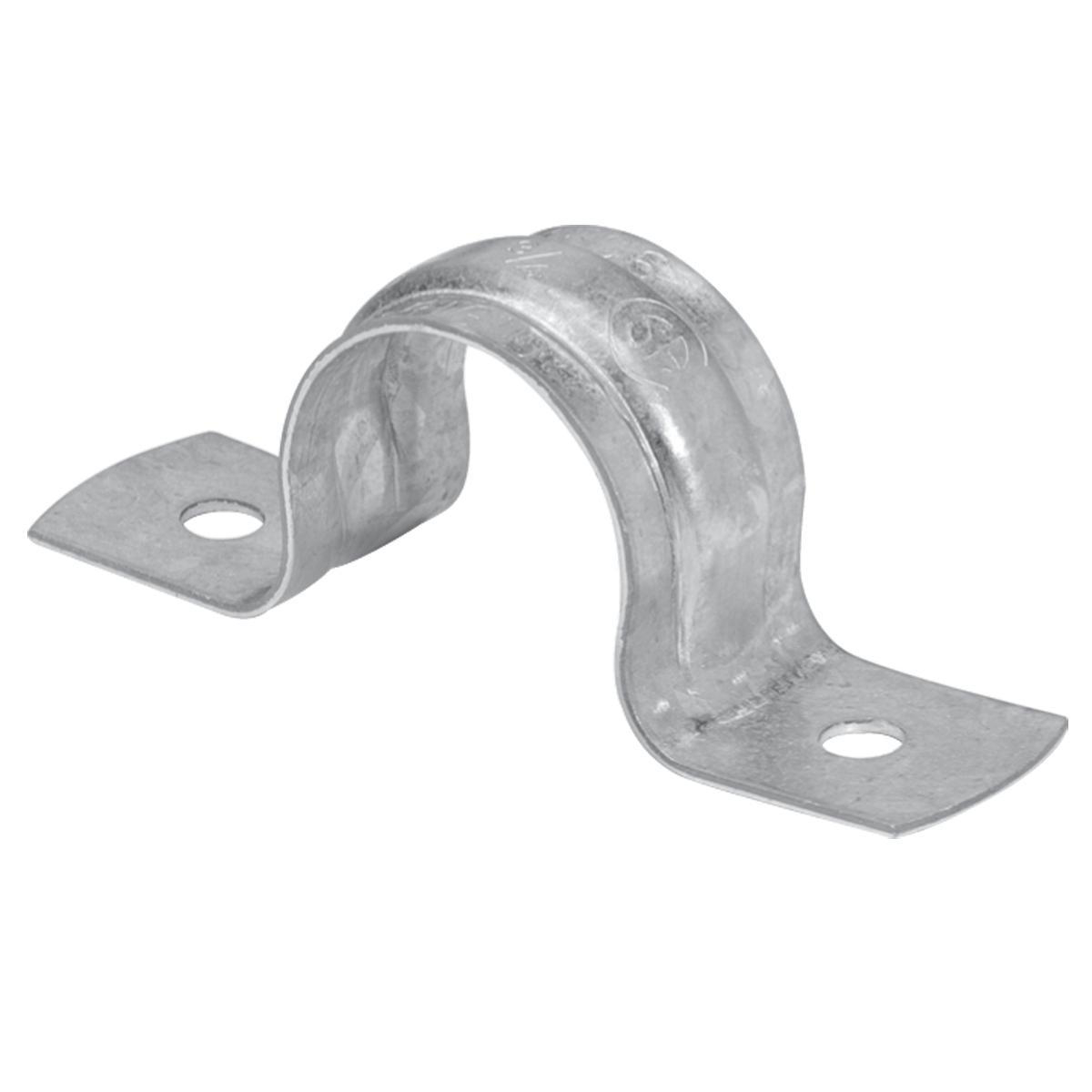 ABB CI1504 Iberville® Conduit Strap 2 Holes, Double Shape Steel 1/2 in
