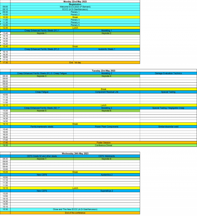 Eccc 2023 Christmas Events Schedule ECCC2023 22nd24th May 2023