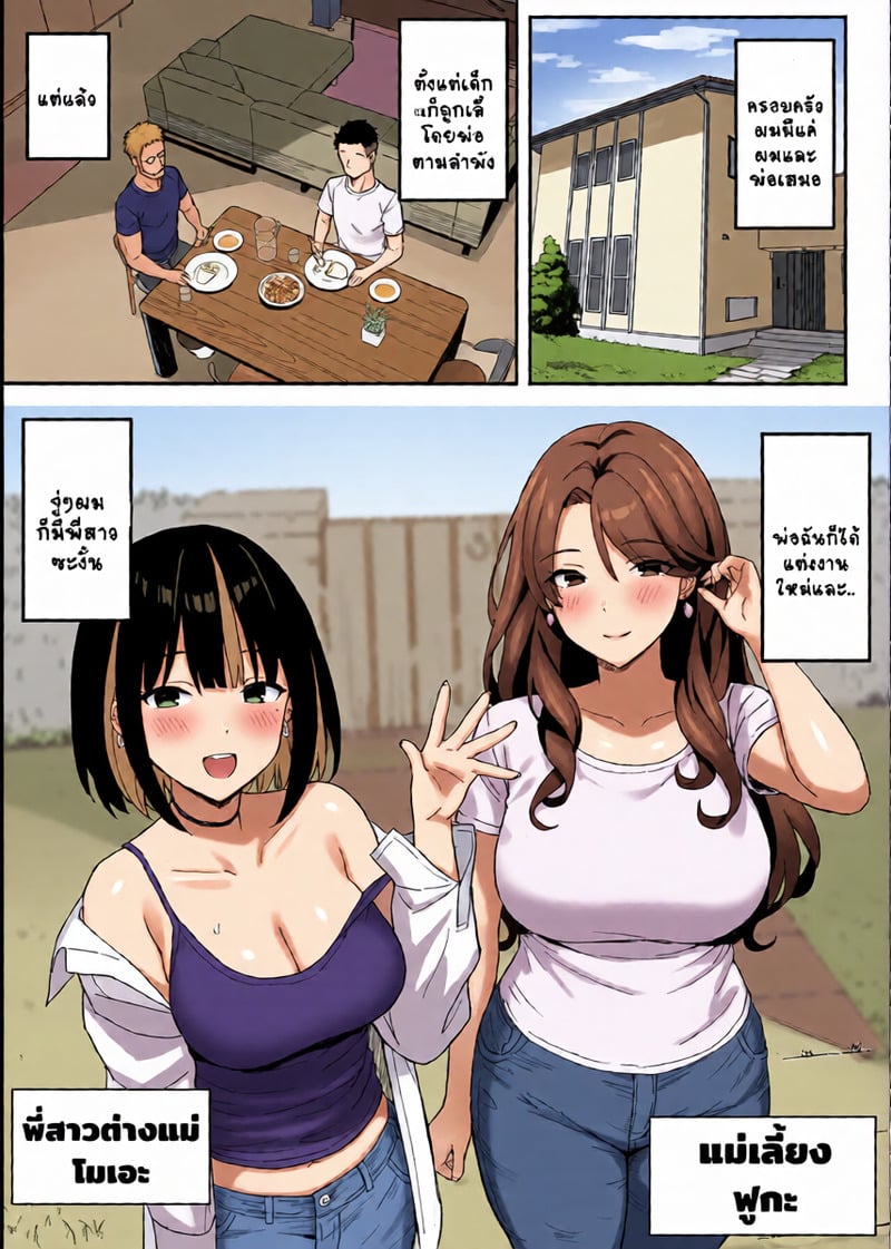 พ่อแต่งงานผมเหมาหมด [Hiyori Hamster] Ane Mama ~ Atarashii Onee-chan to Mama wa Ore no Sex Friend ni Narimashita