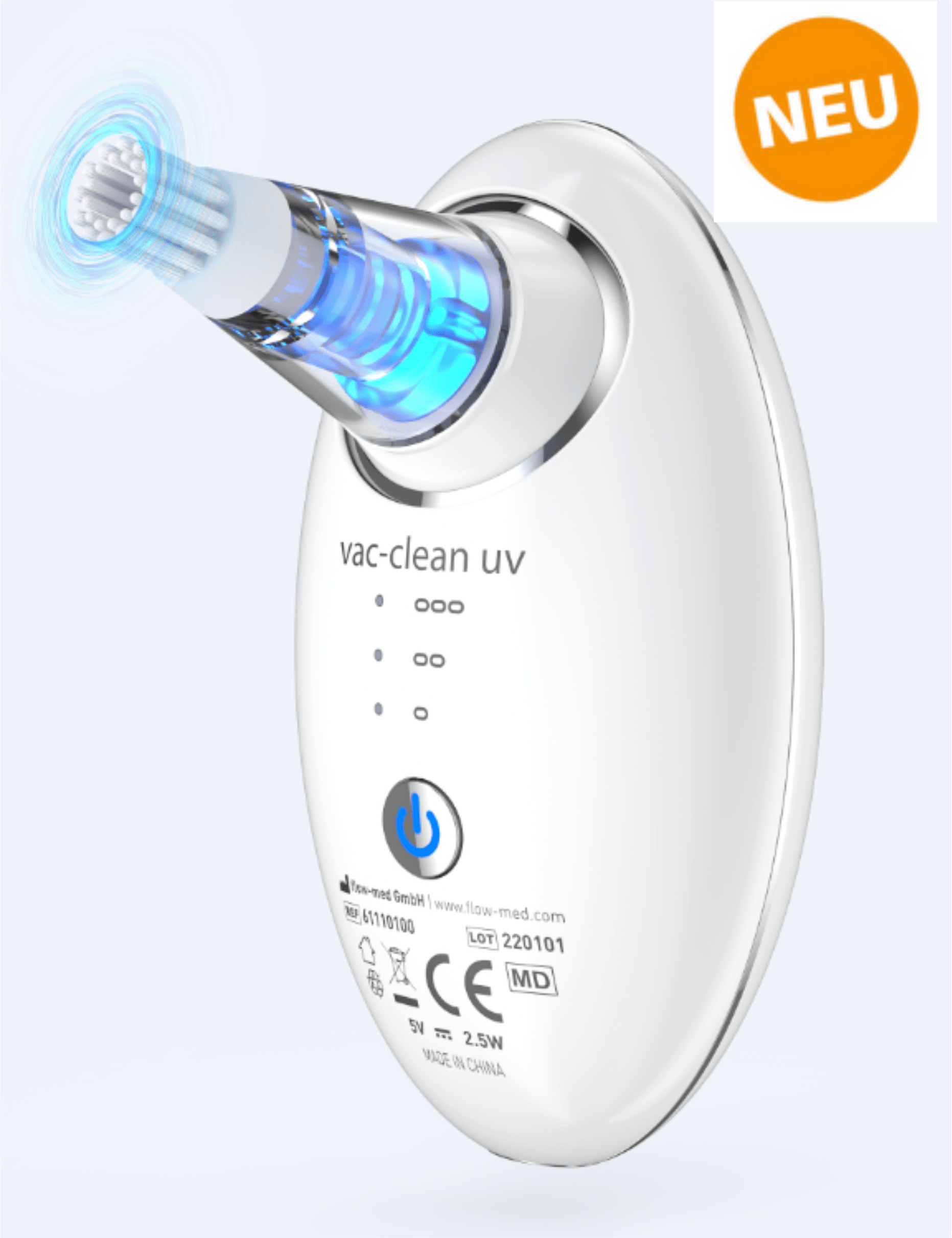 Vac-clean uv® wiederaufladbarer Mini-Vakuumreiniger nicht mehr