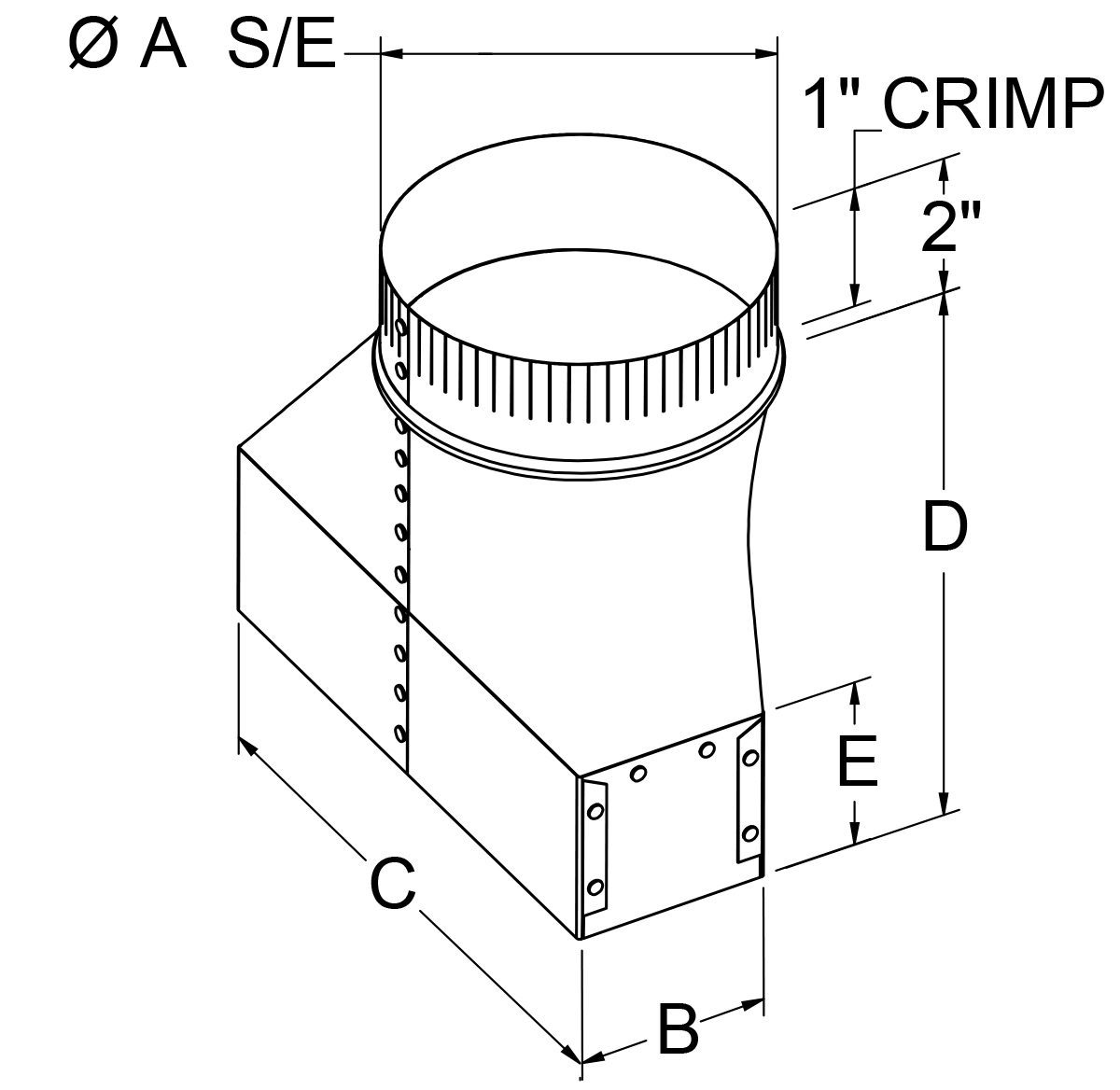 Range Hood Transitions (Adapters) Archives ECCO Manufacturing