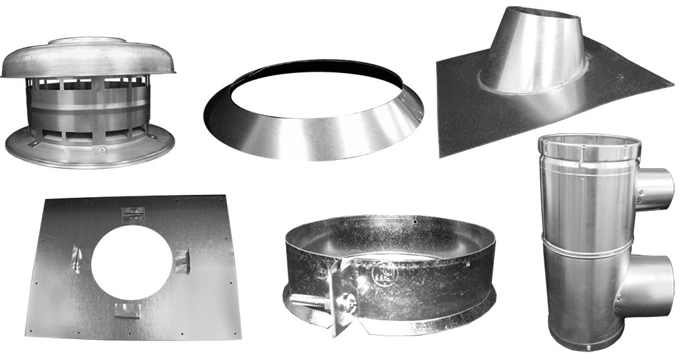 Type B Gas Vent Kits with Single Wall Base Tee Archives ECCO