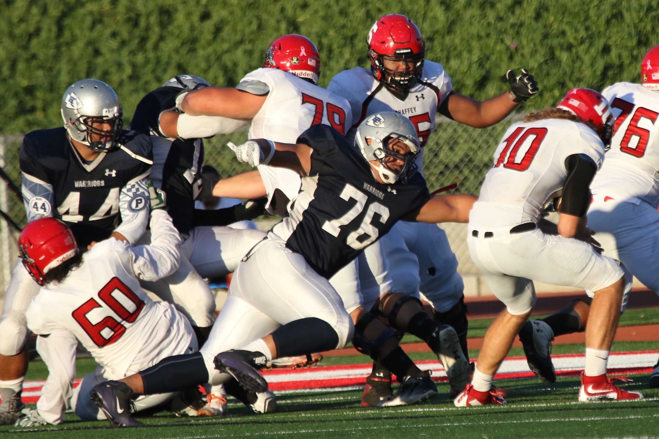 spoiled in a 3214 conference loss to Chaffey College El