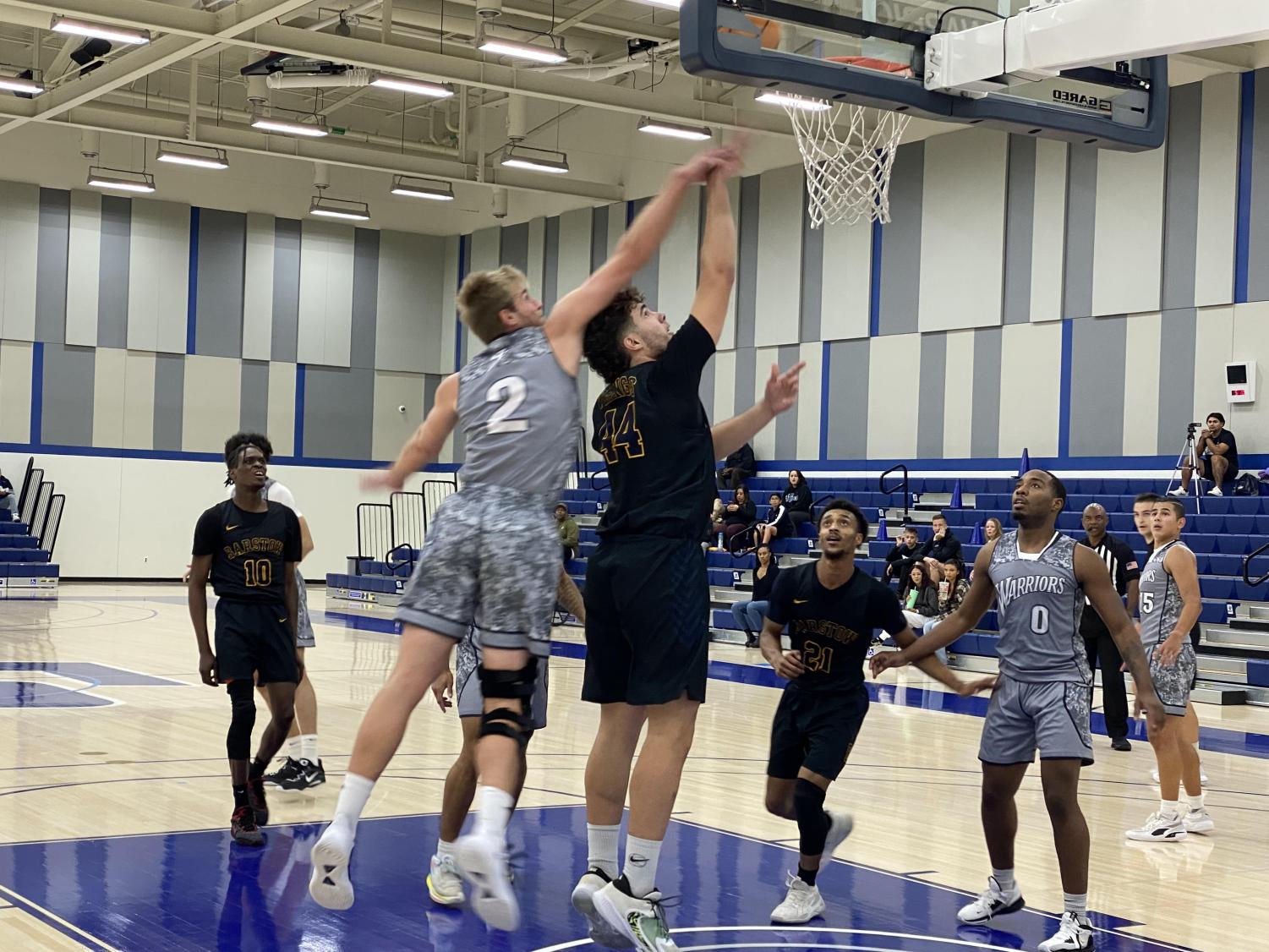 Warriors men's basketball sets the tone against Barstow El Camino