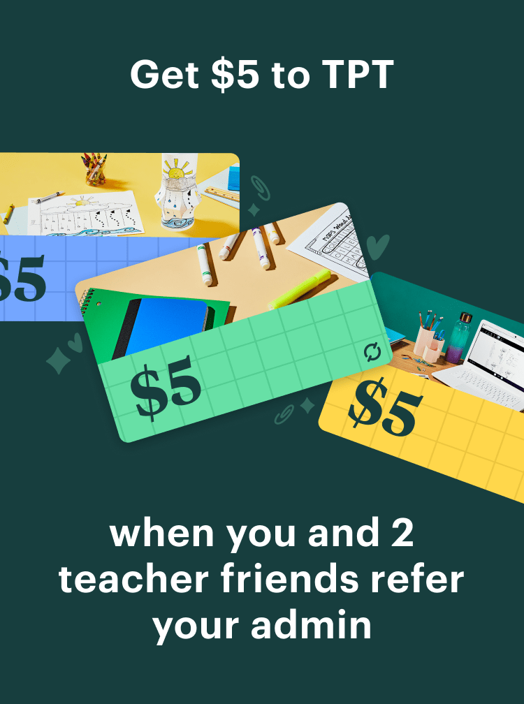 Want a 5 TPT gift card for you and your teacher friends? 🎁 Miss