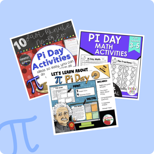 TPT Weekly Newsletter Pi Day Activities, Women's History Month, and
