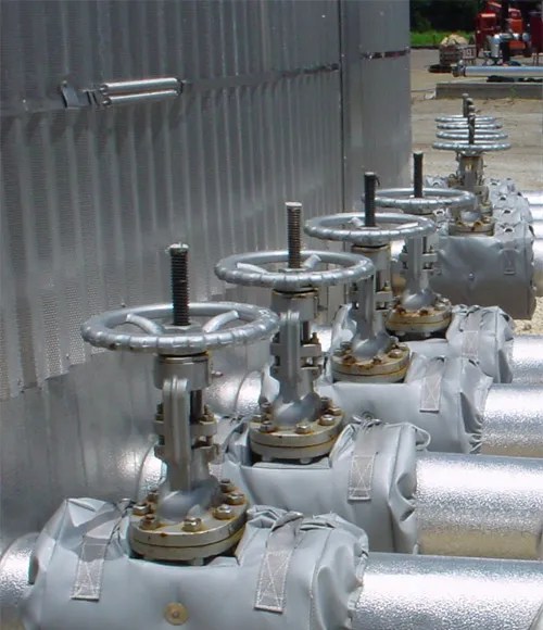 Removable Insulation Covers for Industrial Piping & Equipment