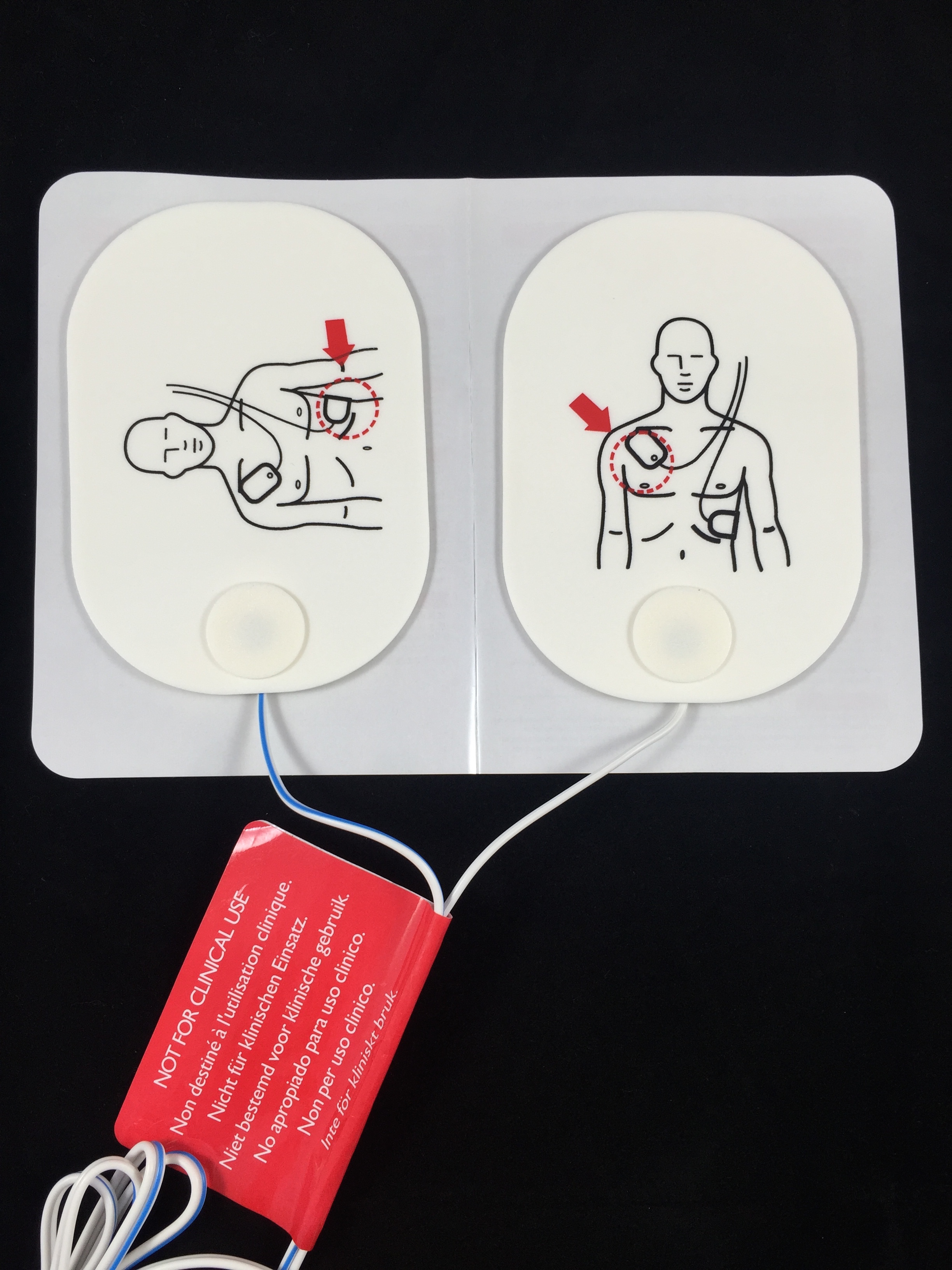 Monitor/Pacer/Dfib pads Addon for D.A.R.T. Bag ECG Simulator by