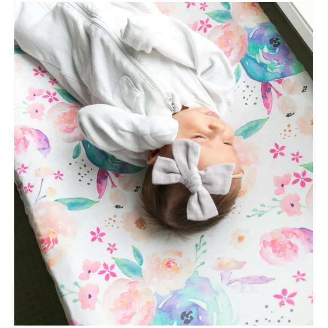 Copper Pearl Bloom Premium Knit Diaper Changing Pad Cover Kid's Stuff