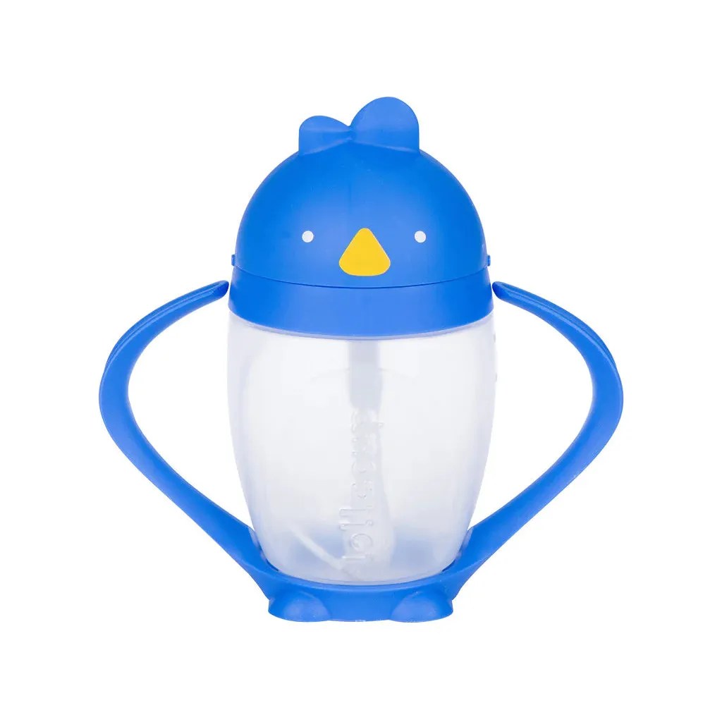 Lollacup Weighted Straw Sippy Cup Blue Kid's Stuff Superstore