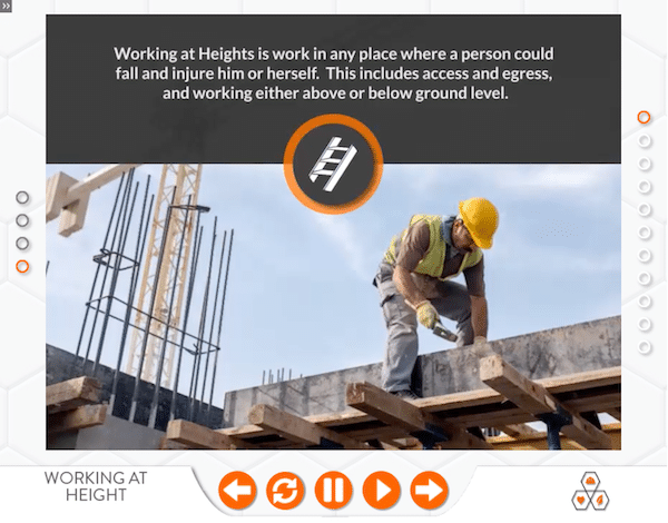 Working at Height Training Online short course £15 + VAT 60mins