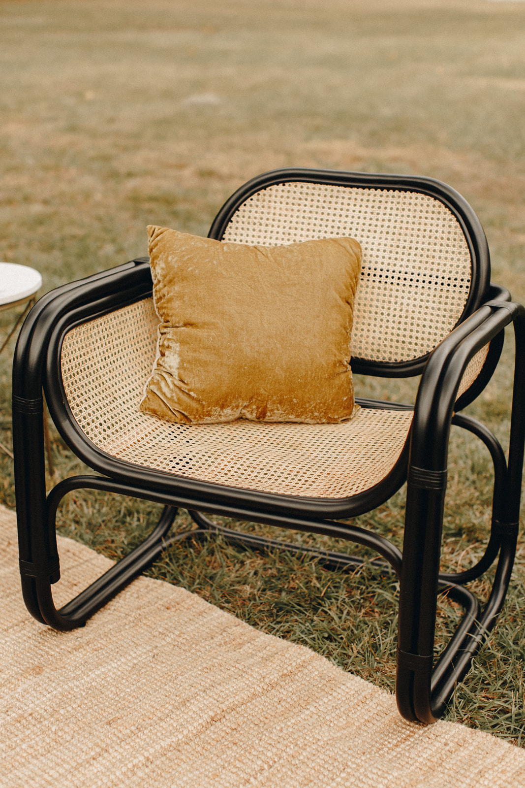 Black Cane Chair Echo Event Rentals