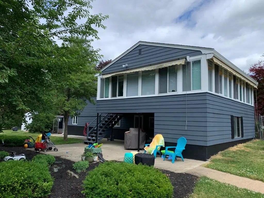 A complete transformation of the exterior of a house in Canton MA