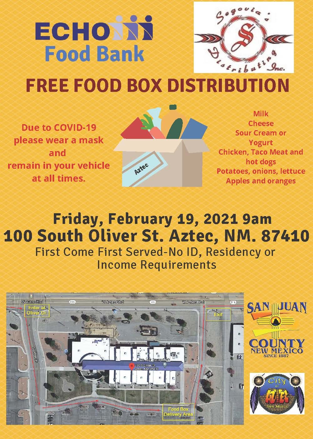Food Box Distributions! ECHO Inc