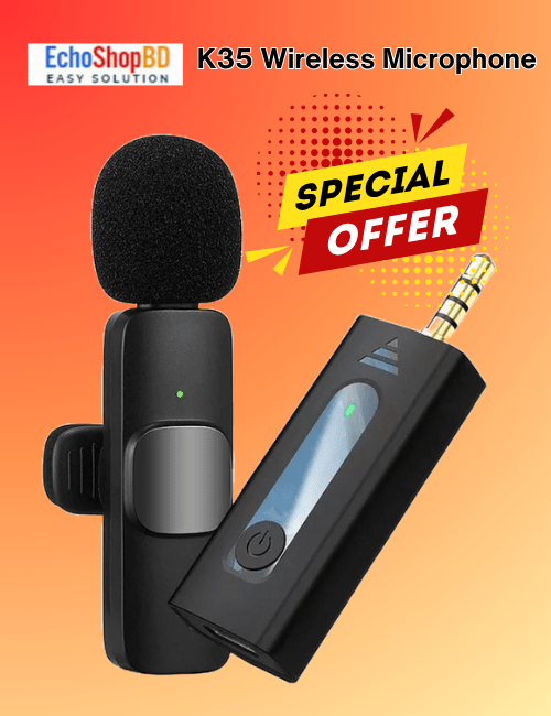 K35 Wireless Microphone Price In Bangladesh 2024