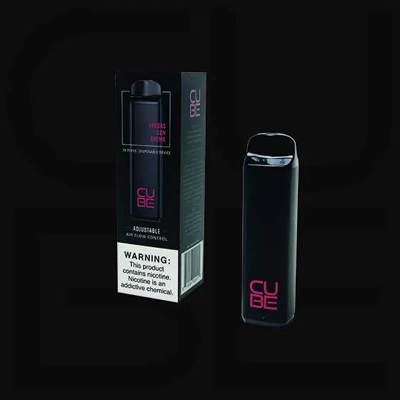 Cube Fresas Con Crema Disposable Pod by VaporTech Review Review E