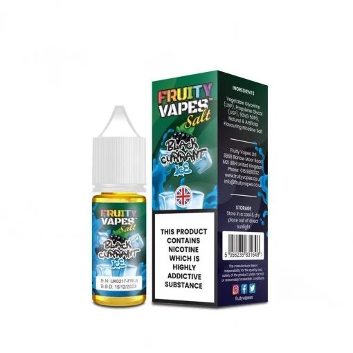Fruity Vapes Menthol Nic Salt ELiquid 10ml EcigstoreUK
