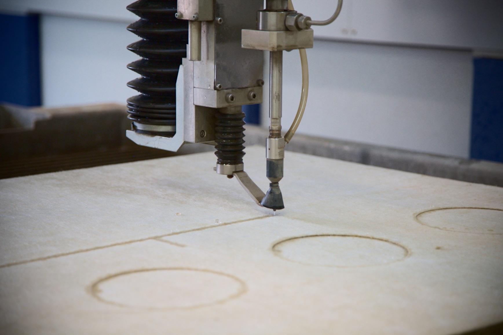 Opal Waterjet at Korff Isolmatic company Eckert