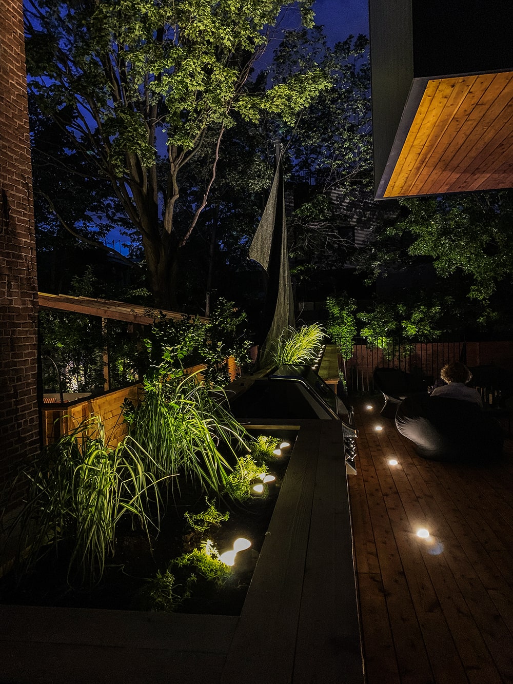 Oasis Lighting Design and Ambient for a Roof Terrace
