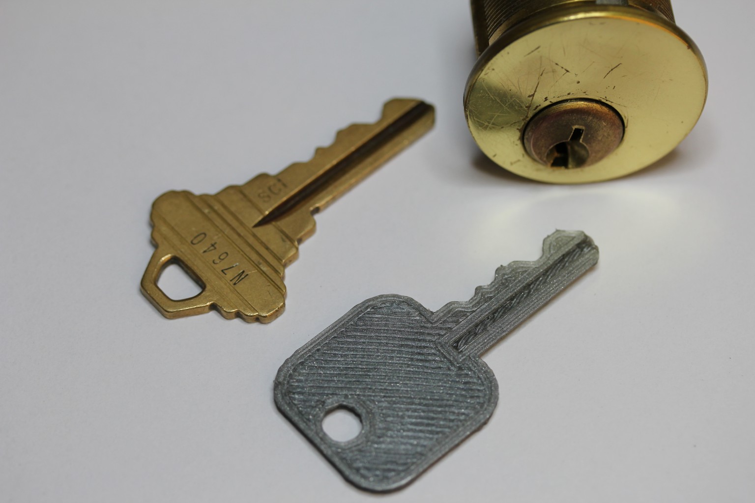 Physical Keygen Duplicating House Keys on a 3D Printer eclecticc