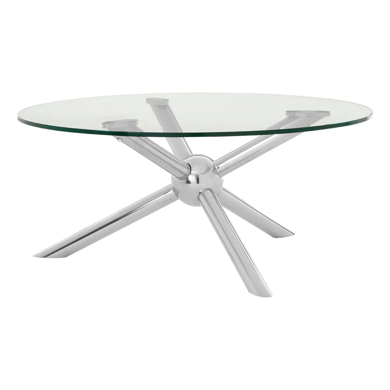 Novo Round / Silver Coffee Table LIVING ROOM, Coffee Tables
