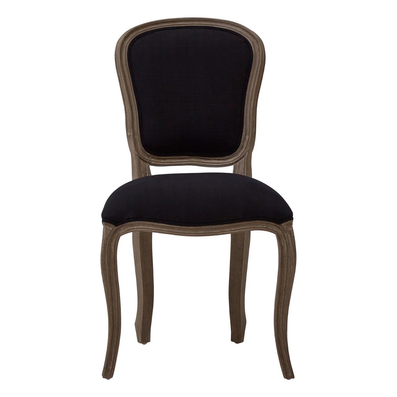 Loire Black Fabric Dining Chair DINING ROOM, Dining Chairs Eclectic