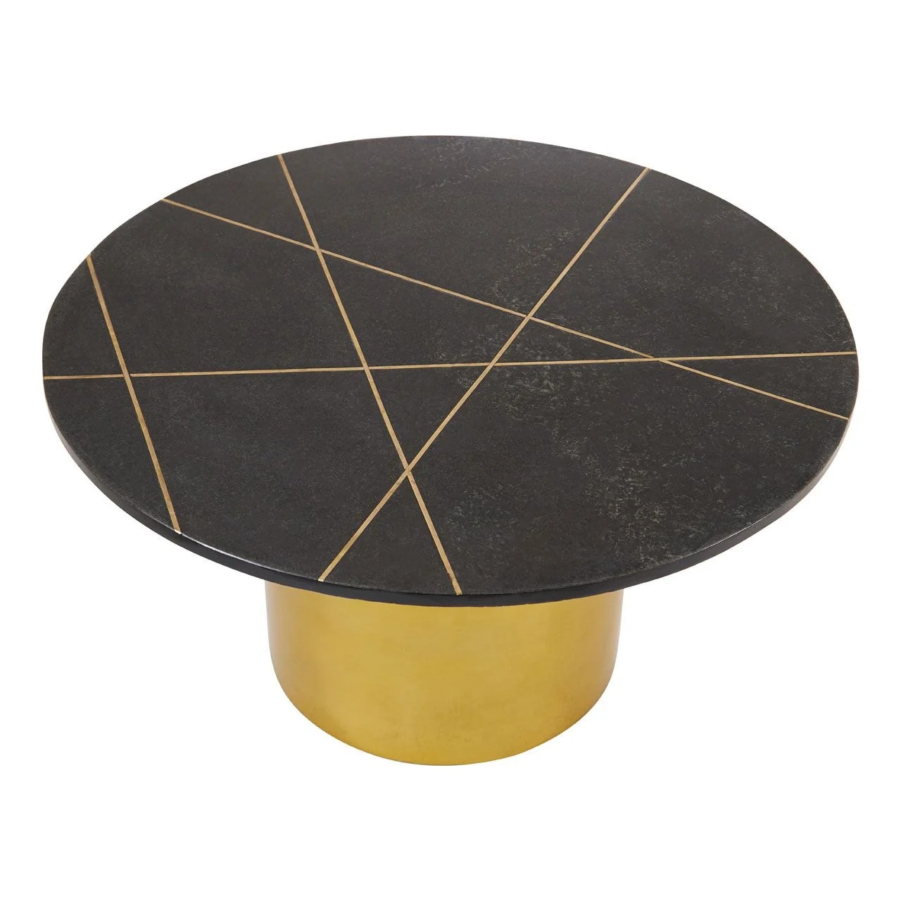 Rabia Coffee Table With Black Marble Top Coffee Tables, LIVING ROOM Eclectic Niche