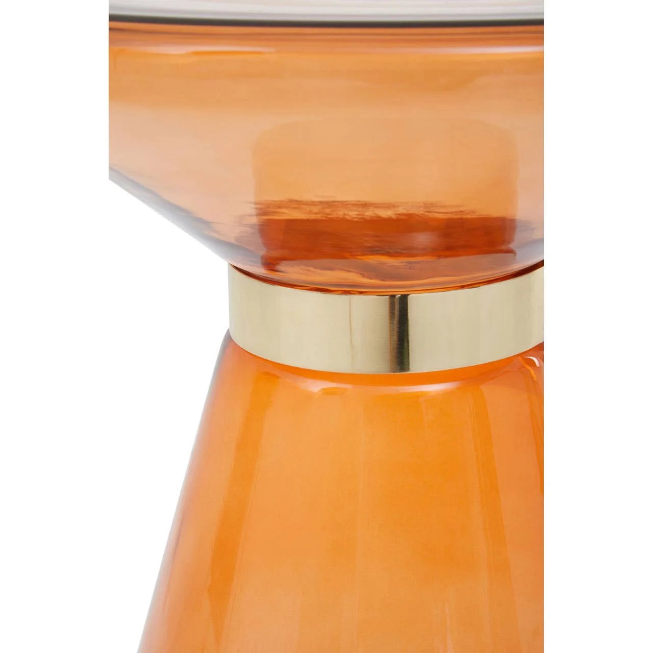 Martini Glass And Gold Side Table LIVING ROOM, Side Tables Eclectic