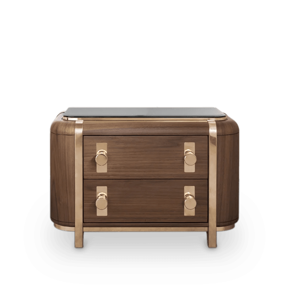 Kahn nightstand BEDROOM, Bedside Tables & Nightstands Eclectic Niche