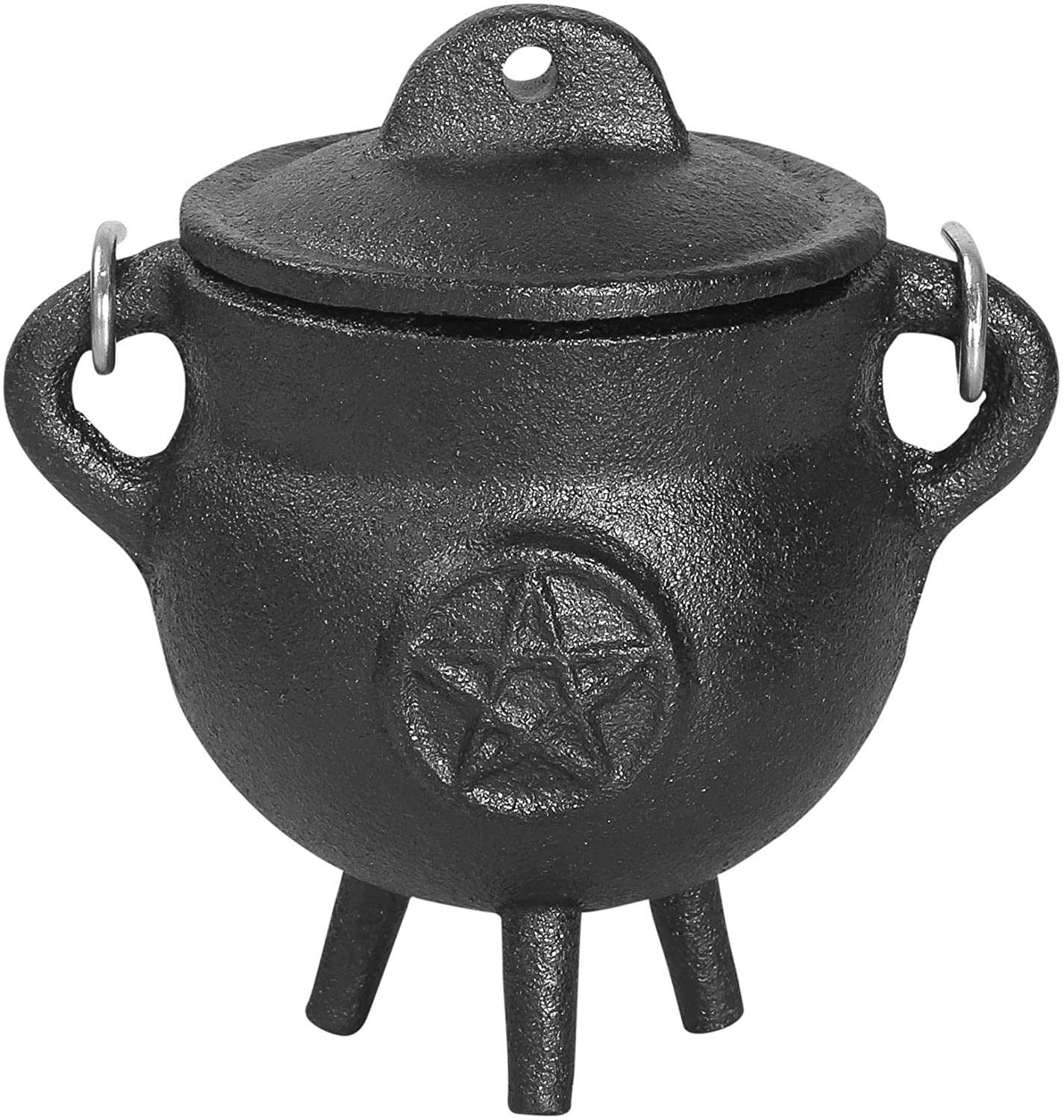 Mini Cauldron With Pentagram Eclectic Charge