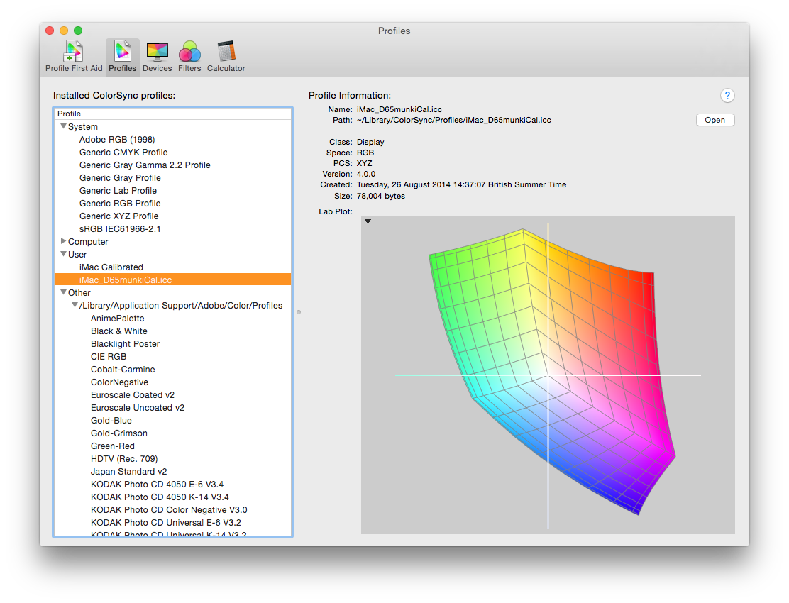 Puno Herstellung Eifer adobe icc profiles mac das Steil Beton