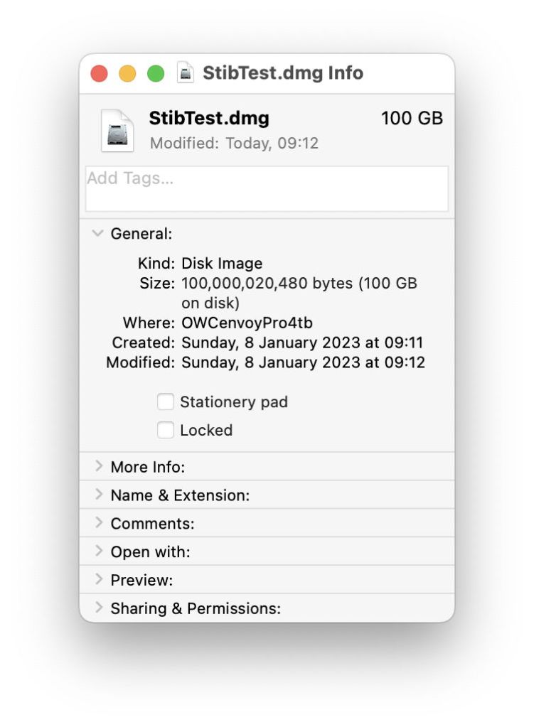How plain disk images went sparse in Monterey The Eclectic Light Company