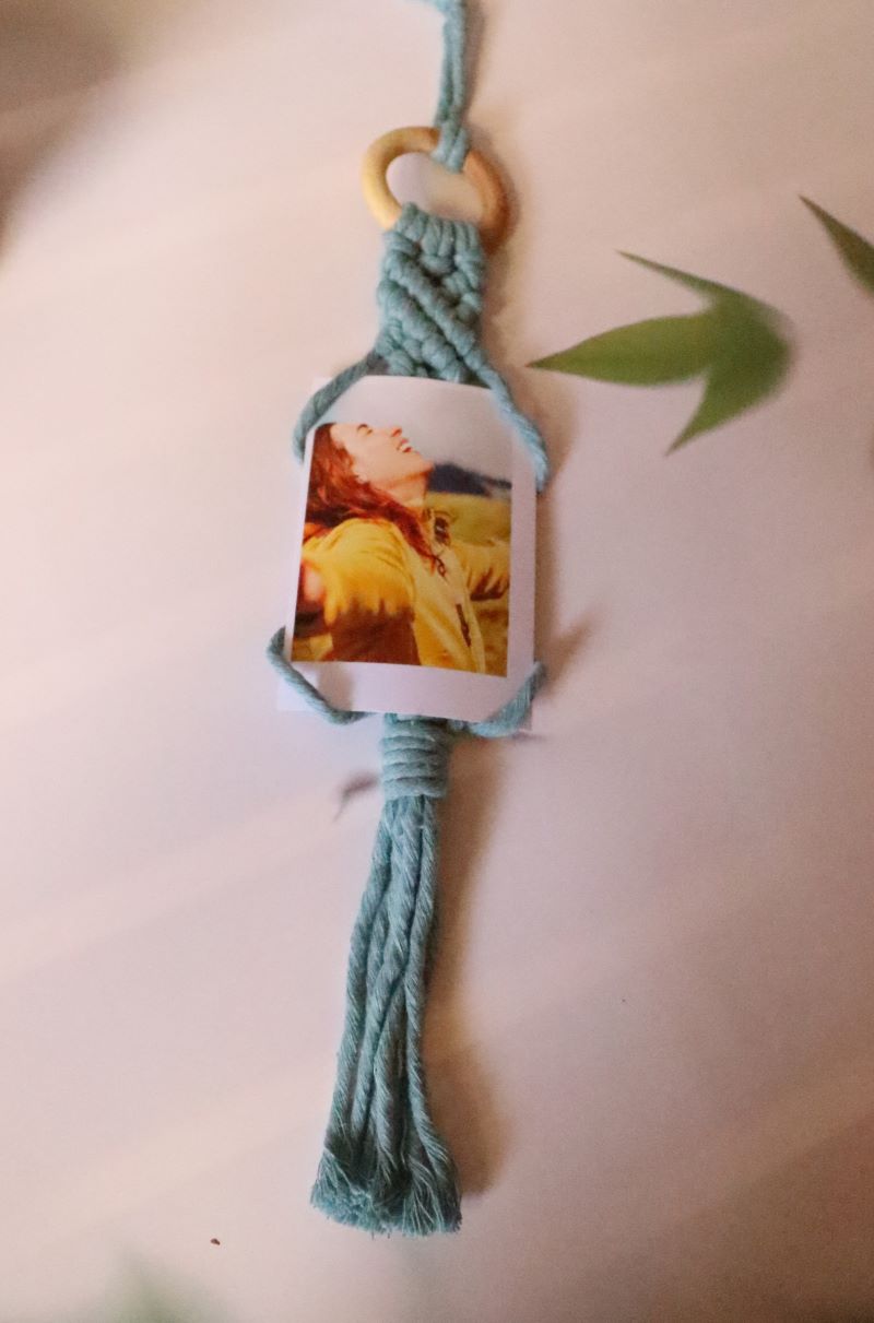 Polaroid Photo Hanger Eclectic Macrame