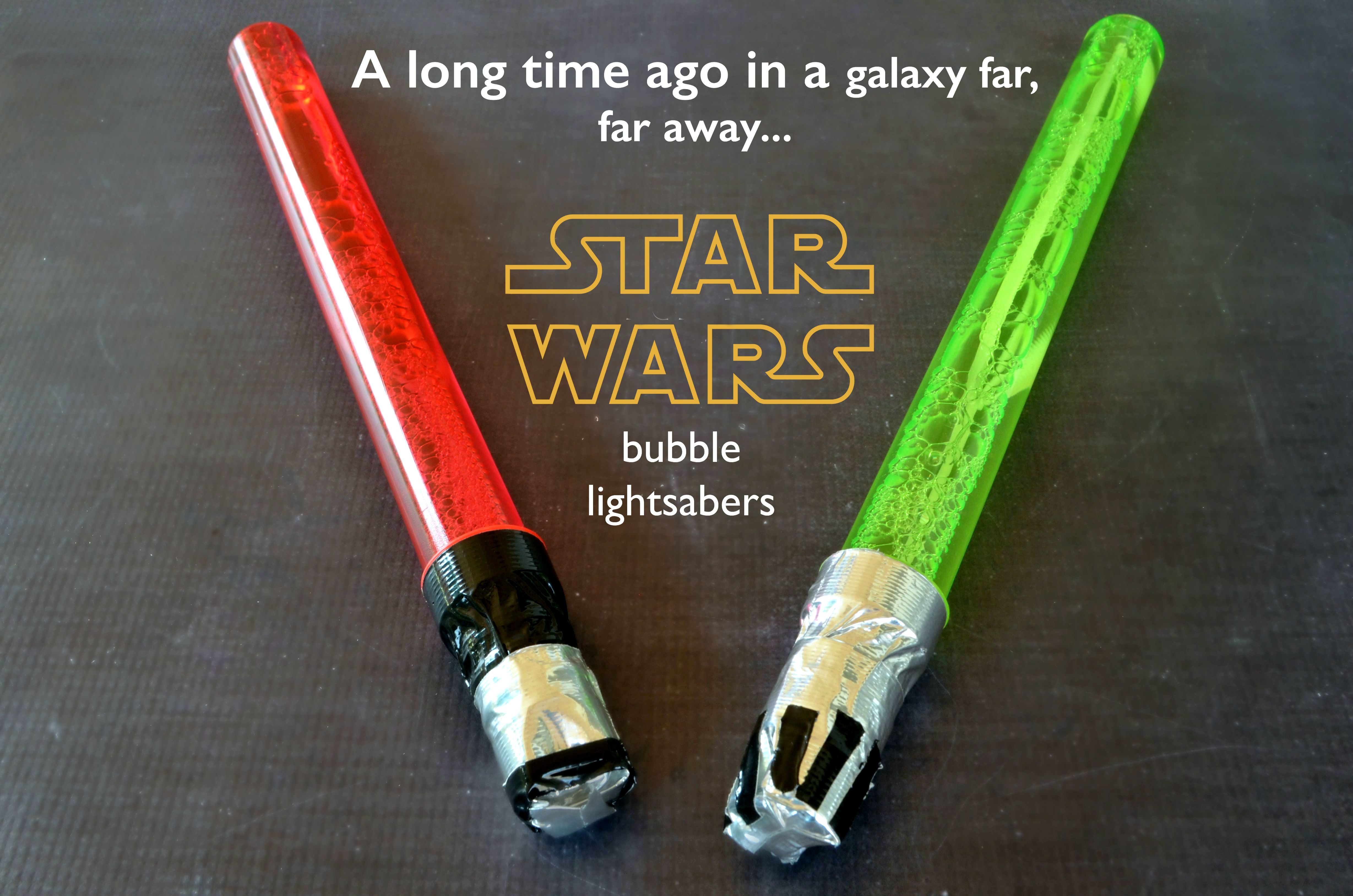 Lightsaber Bubbles Star Wars Party Favor Eclectic Momsense