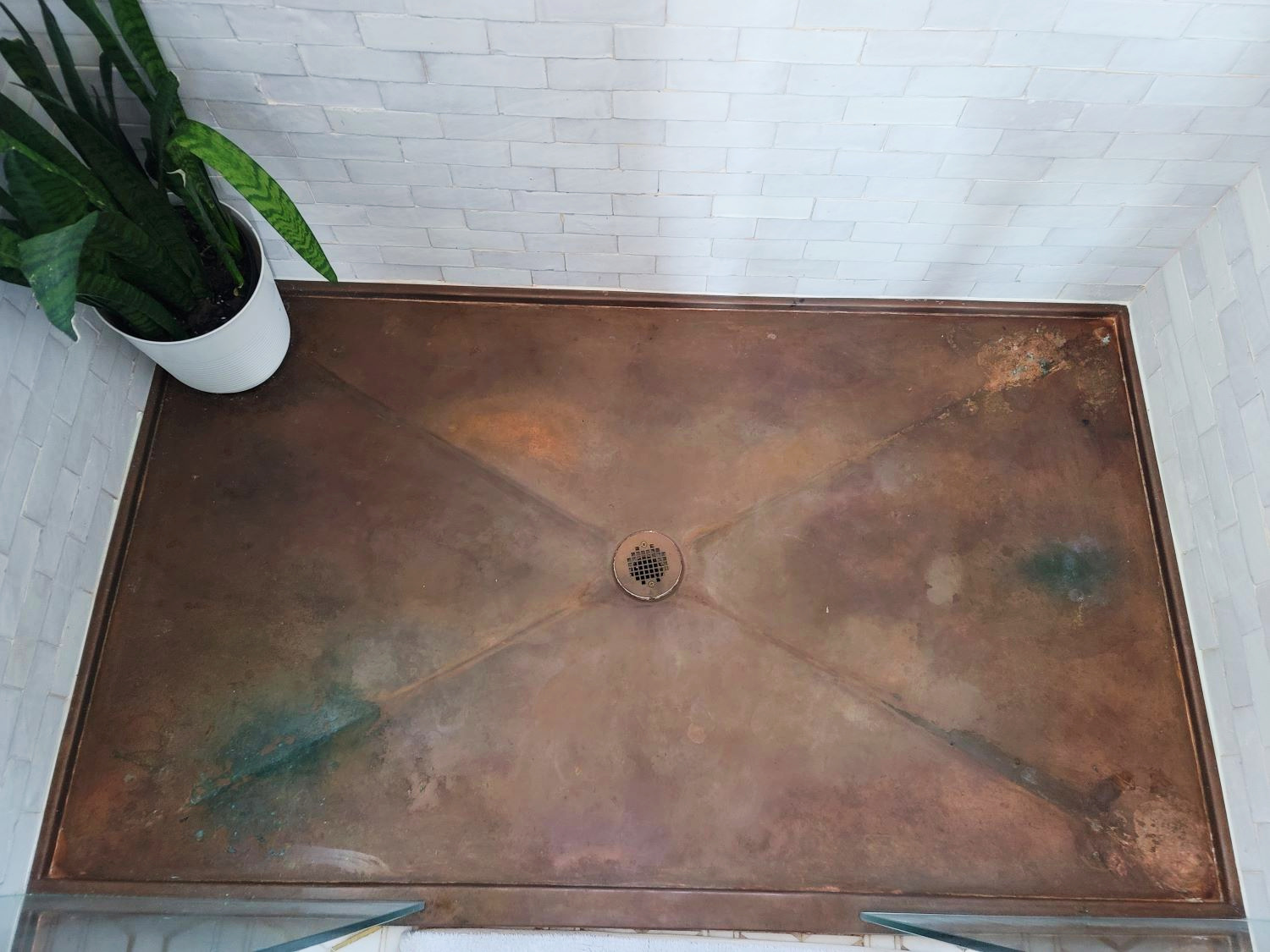 Copper Tub and Shower Pan CO home design Eclectic Twist