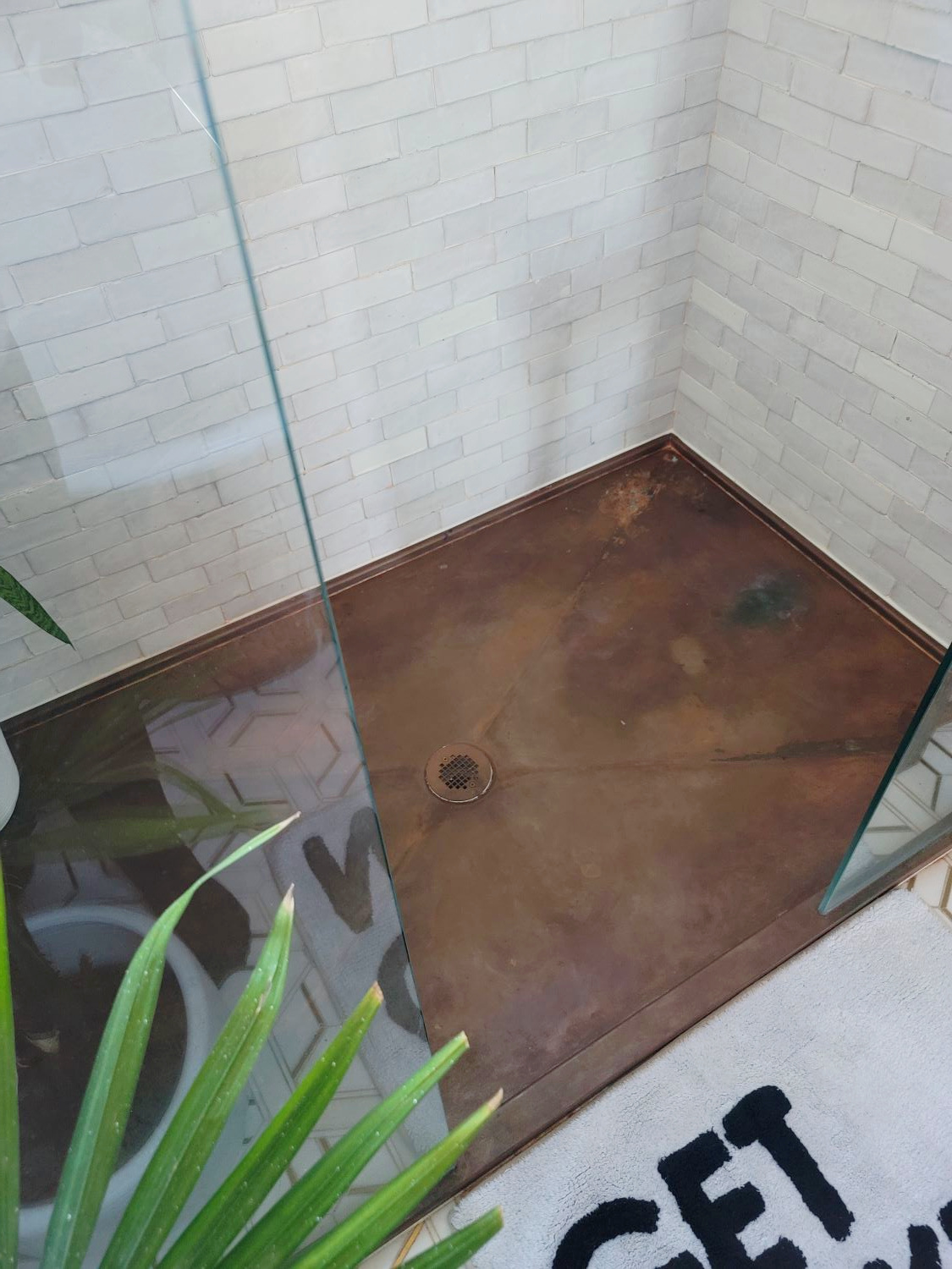 Copper Tub and Shower Pan CO home design Eclectic Twist