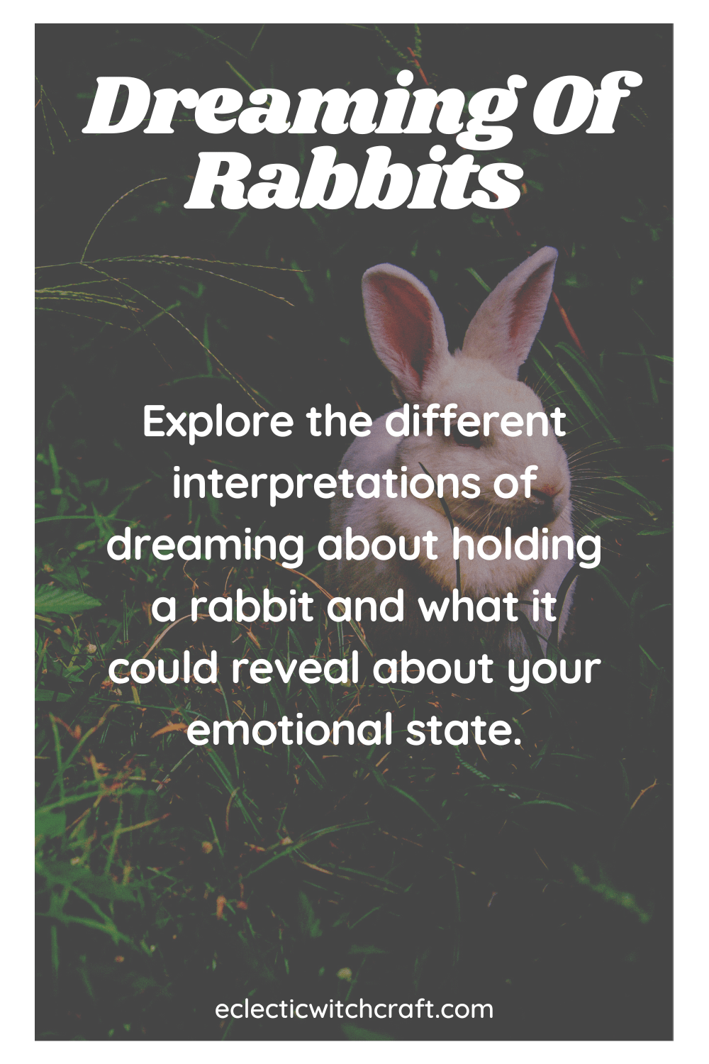 Dreaming Of Rabbits Bunny Dream Meaning Eclectic Witchcraft