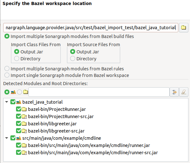 7.1.4. Importing Java Modules Using a Bazel Workspace