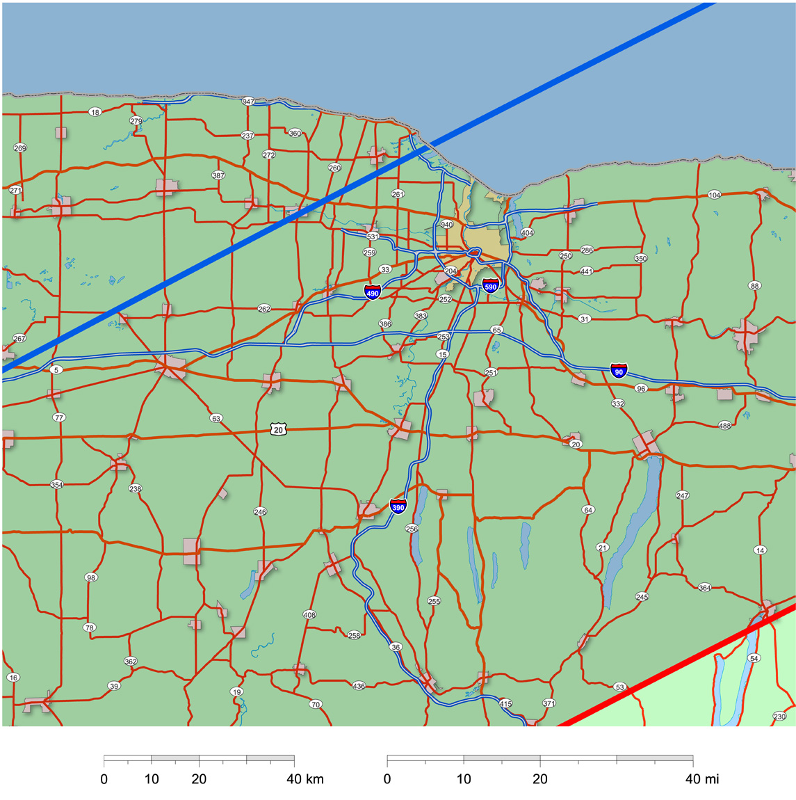 Eclipse Path 2024 Rochester New York Radar Map Lisa Lucine