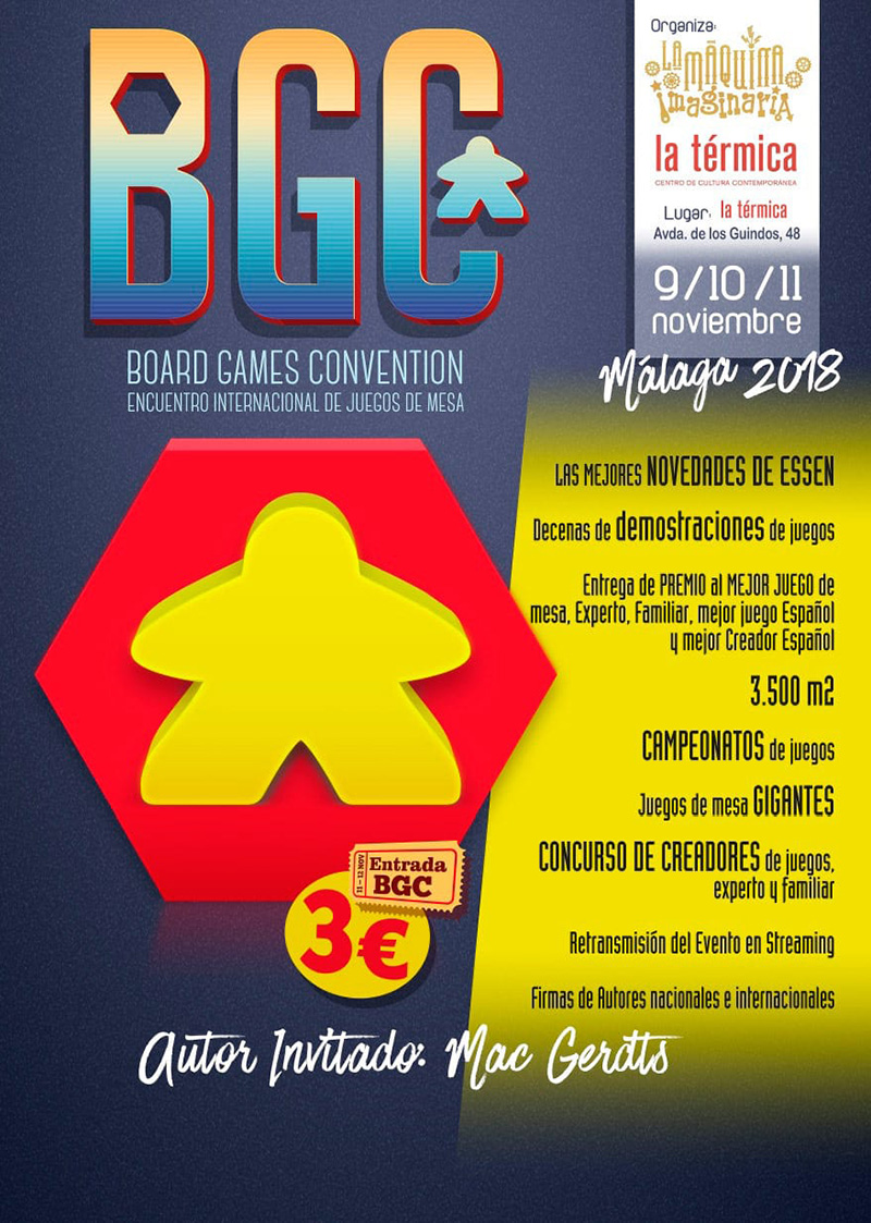Board Games Convention en Málaga BGC2018 Trafalgar Editions
