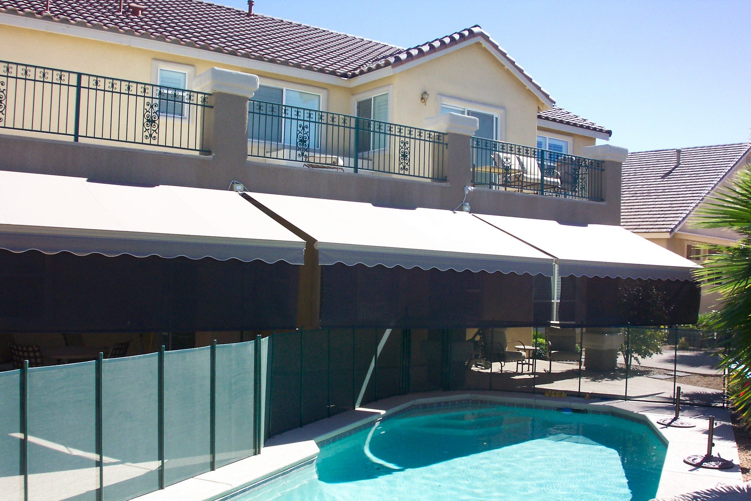 Retractable Patio Drop Shades Eclipse Shading
