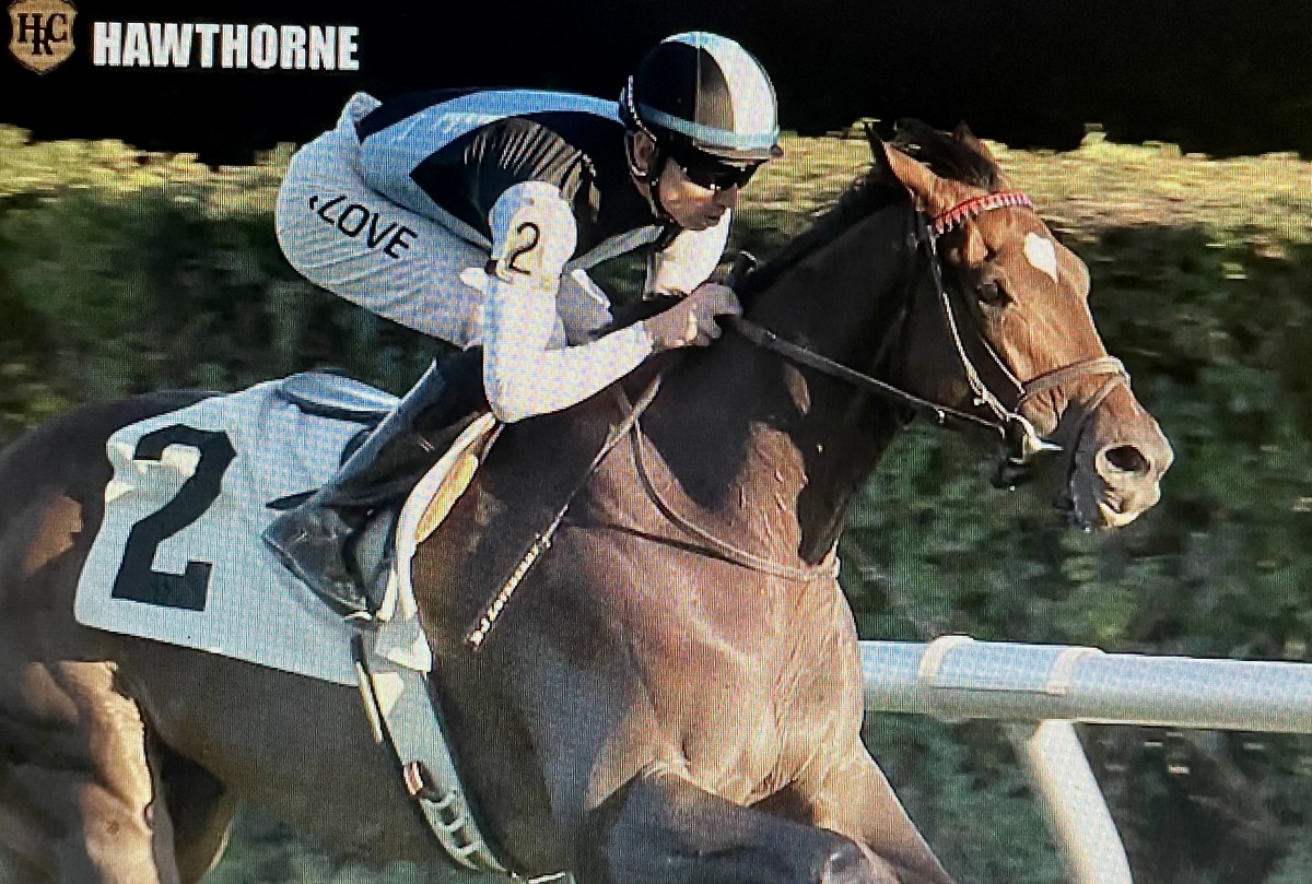Speaking Scout dominates Hawthorne Derby Eclipse Thoroughbred Partners