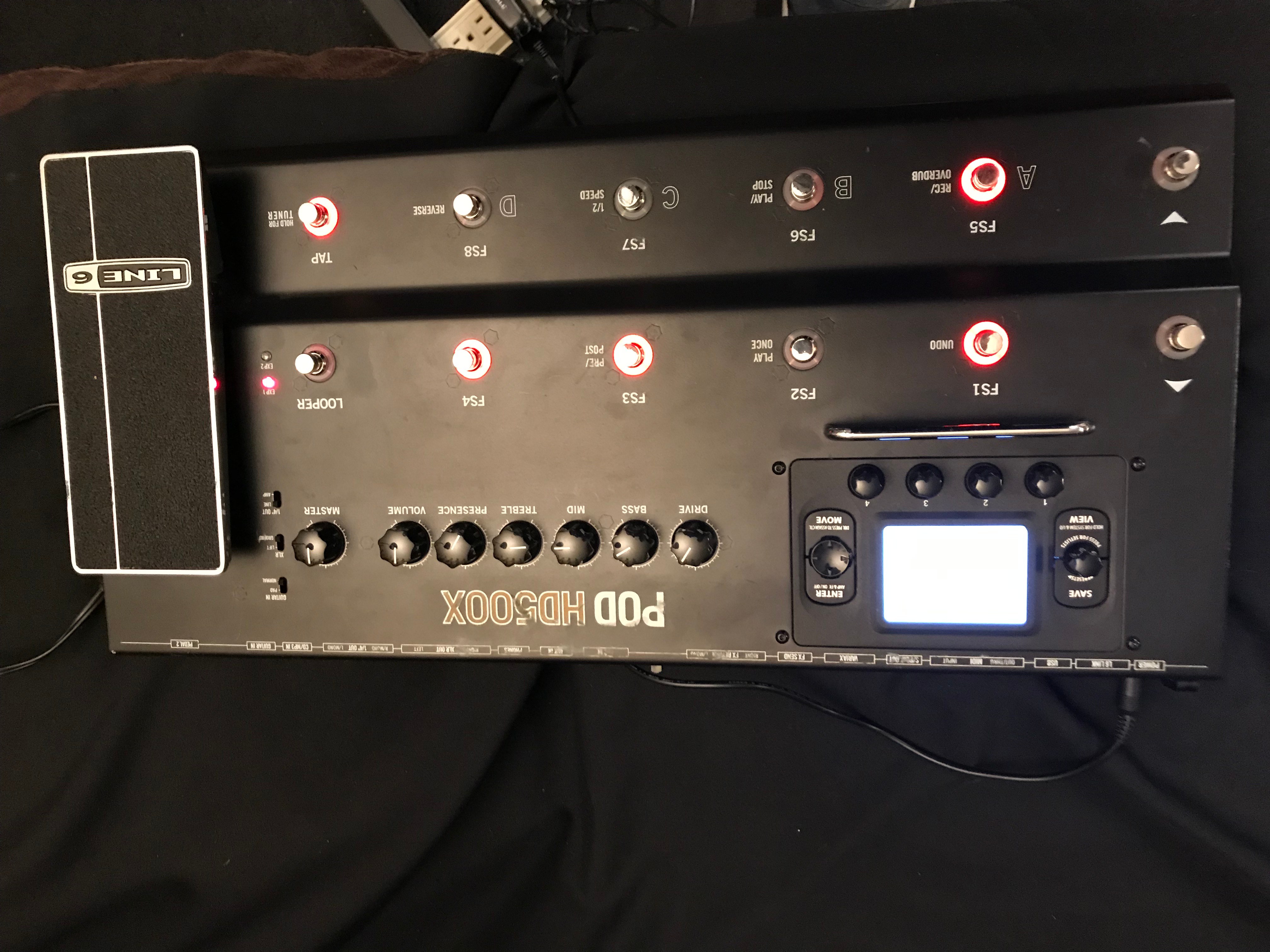 Line 6 POD HD500X MultiEffects FX Effects Processor Guitar Pedal 30