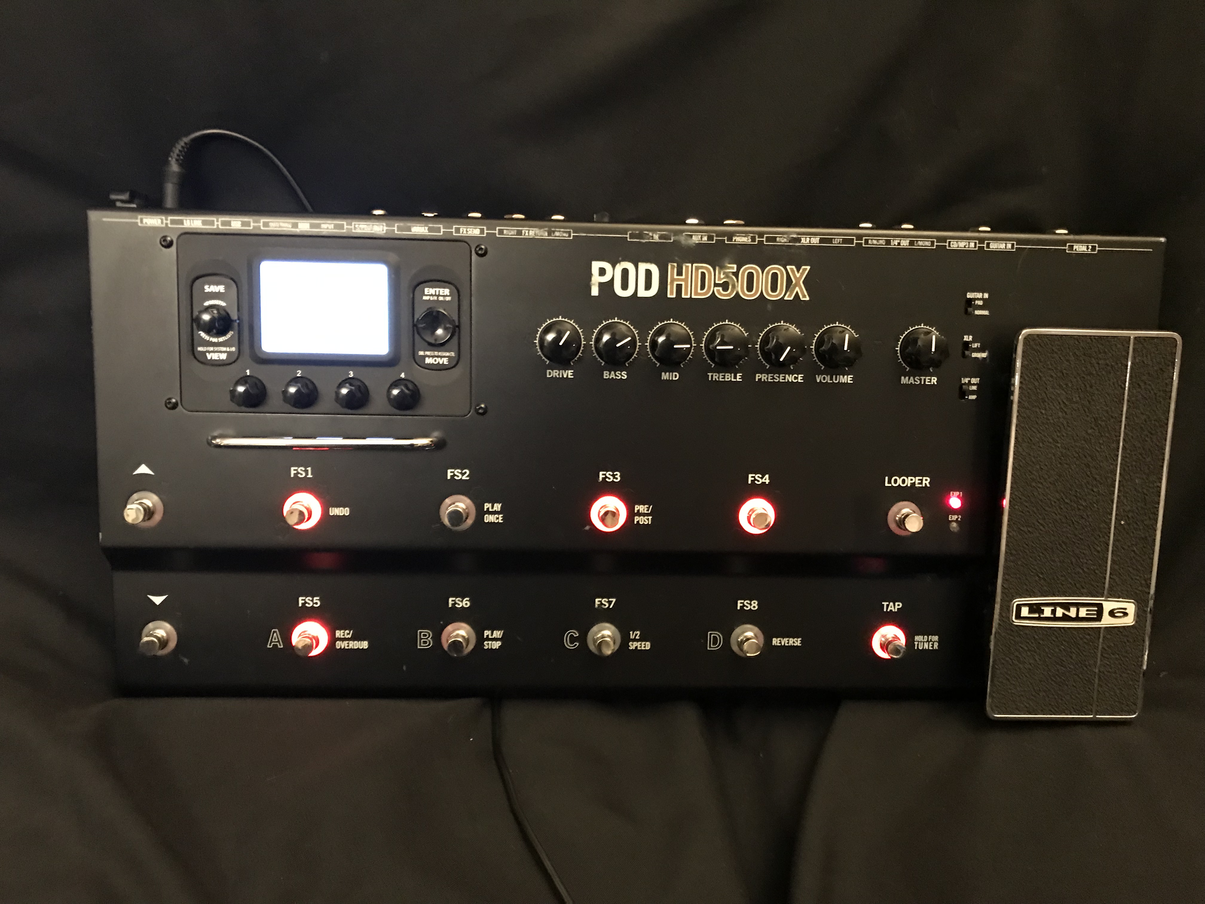 Line 6 POD HD500X MultiEffects FX Effects Processor Guitar Pedal 30