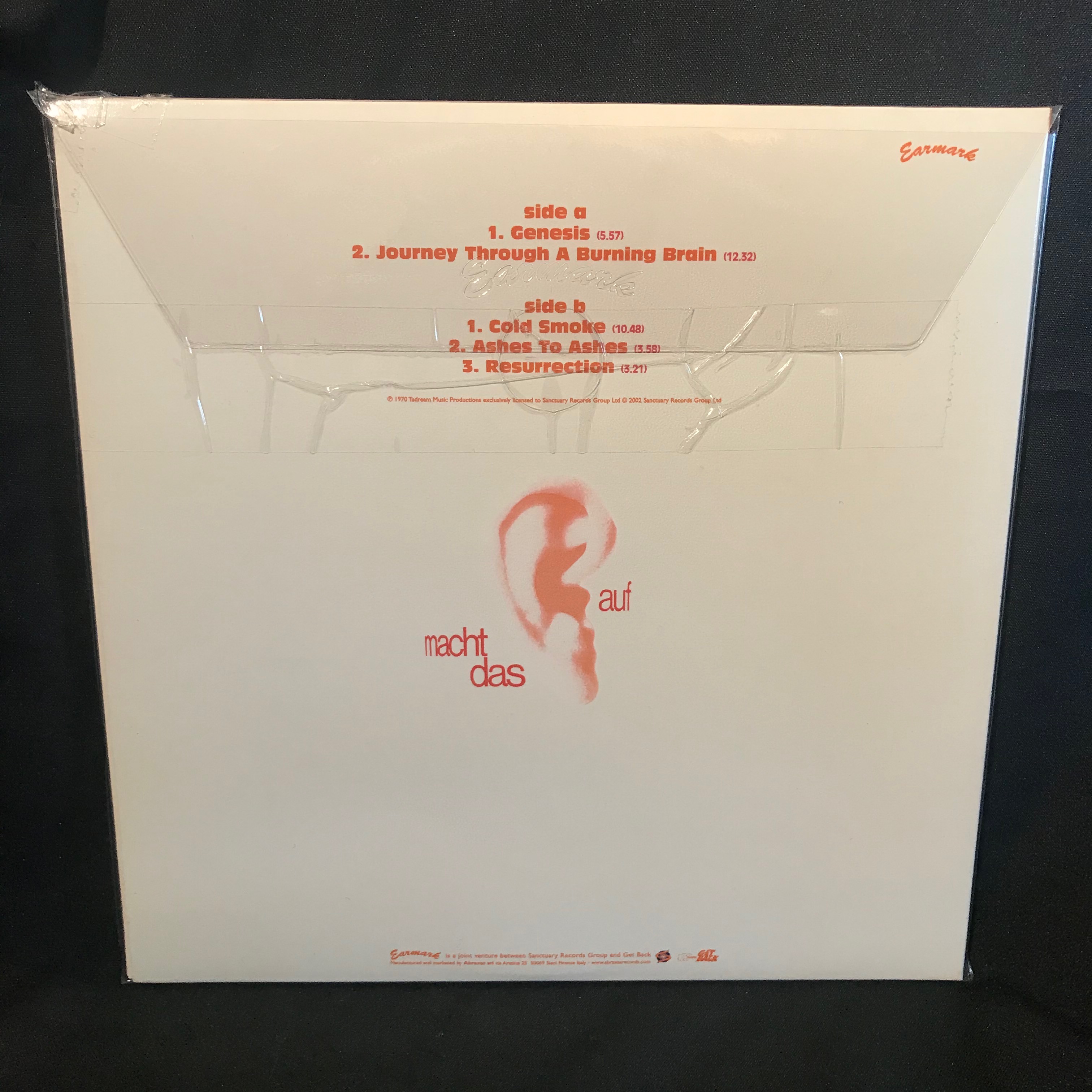 Tangerine Dream Electronic Meditation LP SEALED MINT 2002 180g GF