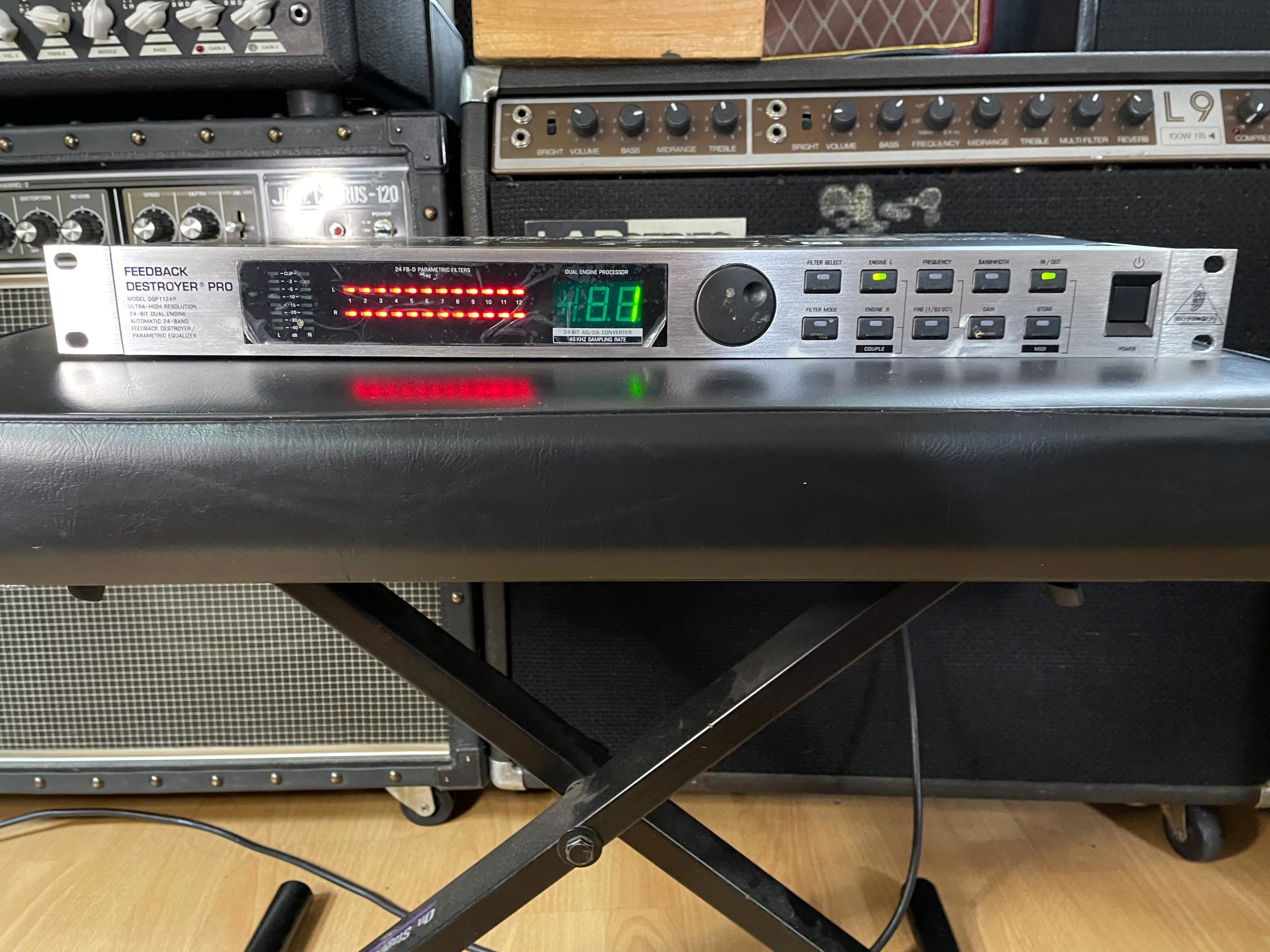 Behringer DSP1124P Feedback Destroyer Pro w/ BOX 24Bit Dual Engine