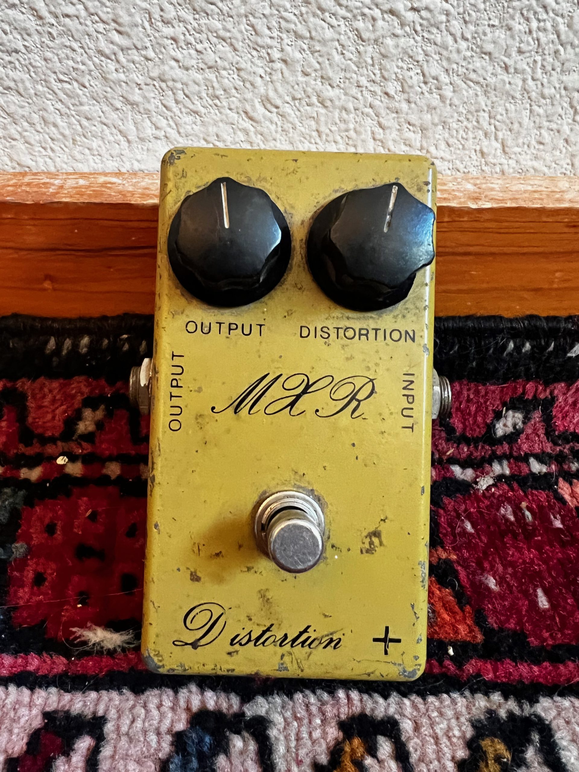 Vintage Script 1976 MXR Distortion + Effects Pedal / Randy Rhodes