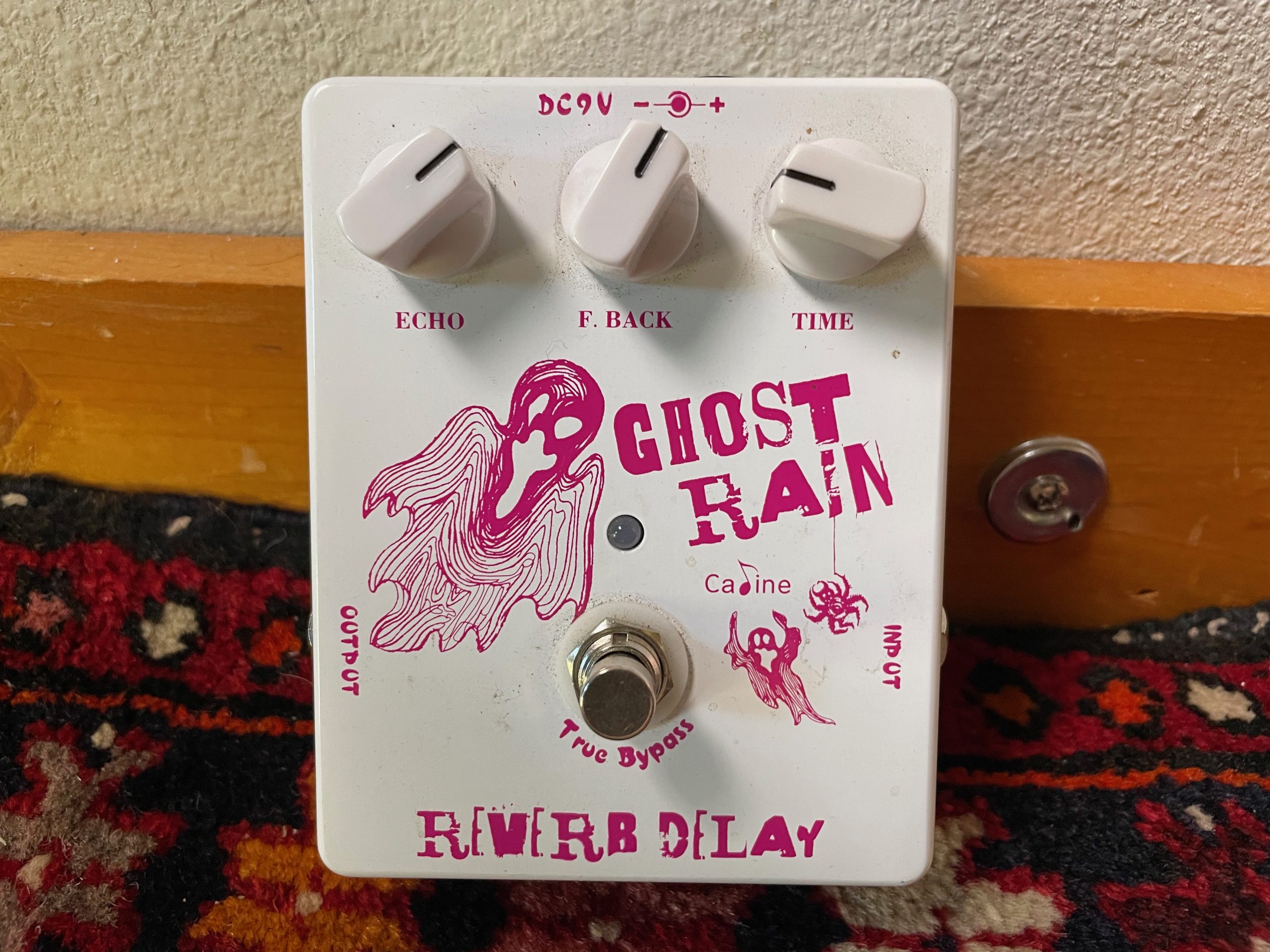 Caline CP41 Ghost Rain Reverb Delay Pedal Eclectic Sounds