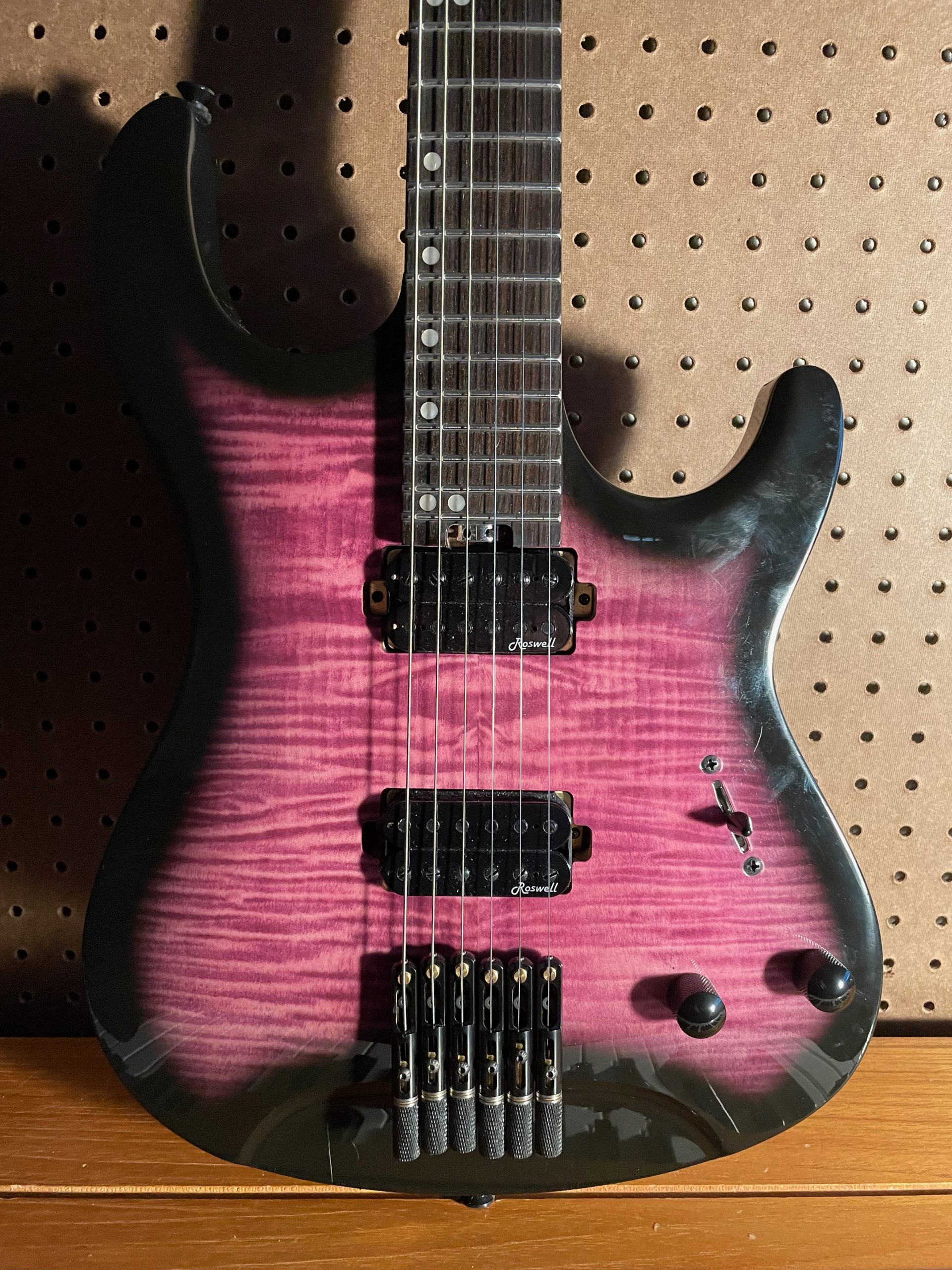 Harley Benton DullahanAT 24 PBB Headless Electric Guitar Flame